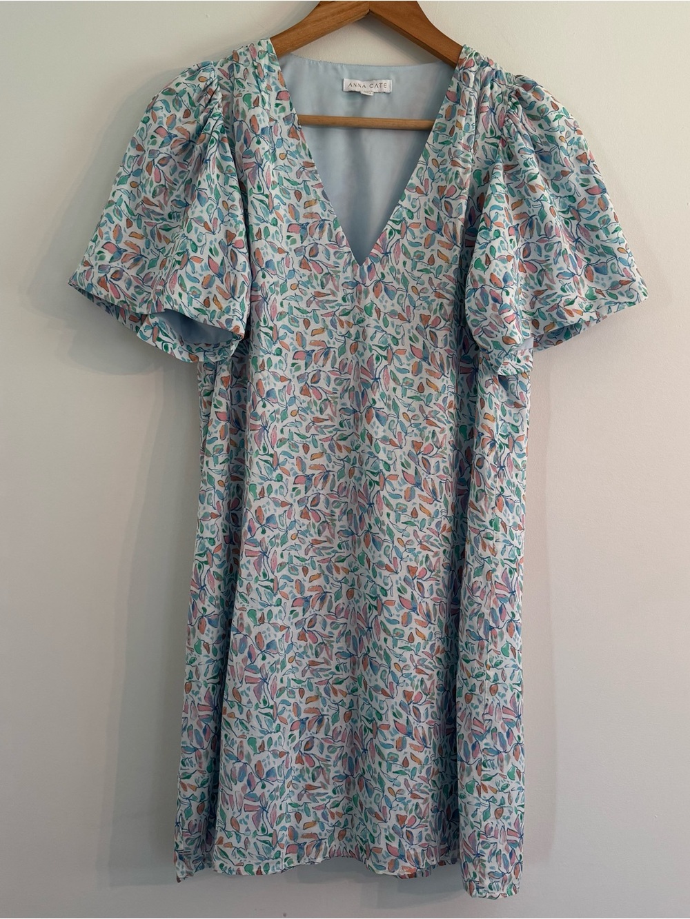 Anna Cate Blue Floral Dress Size Small